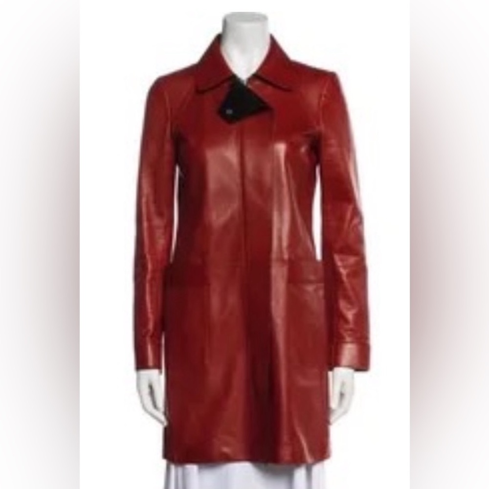 Vintage Gucci Leather Coat